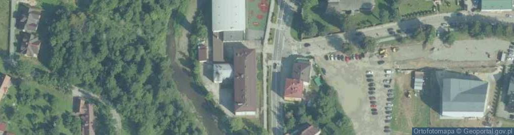Zdjęcie satelitarne Szkoła Podstawowa Nr 2 Im. Władysława Orkana W Rabce-Zdroju