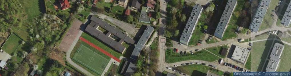 Zdjęcie satelitarne Szkoła Podstawowa Nr 23 Szkoła Radości W Sosnowcu