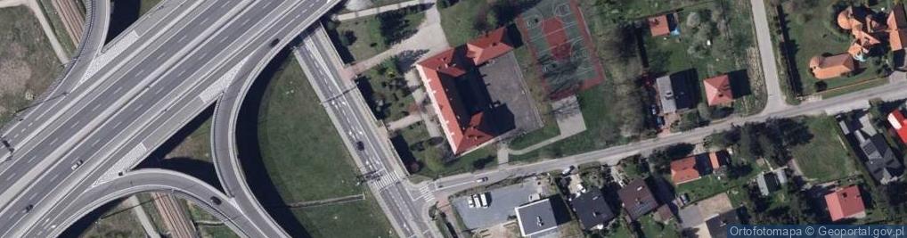 Zdjęcie satelitarne Szkoła Podstawowa Nr 24 Im. Tadeusza Kościuszki W Bielsku-Białej