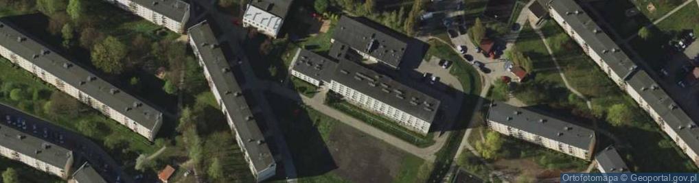 Zdjęcie satelitarne Szkoła Podstawowa Nr 28 Specjalna Dla Uczniów Z Upośledzeniem Umysłowym W Stopniu Umiarkowanym I Znacznym W Olsztynie