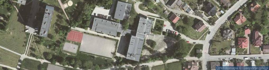 Zdjęcie satelitarne Szkoła Podstawowa Nr 55 Im. Jarosława Iwaszkiewicza W Krakowie