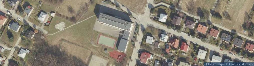 Zdjęcie satelitarne Szkoła Podstawowa Nr 8 Im. Dar Górników W Krośnie