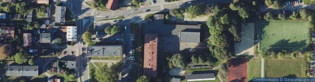 Zdjęcie satelitarne Szkoła Podstawowa Nr 8 Im. Józefa Skrzeka I Pawła Wójcika W Siemianowicach Śląskich