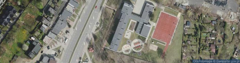 Zdjęcie satelitarne Szkoła Podstawowa Nr 9 Im. Marii Konopnickiej W Sosnowcu