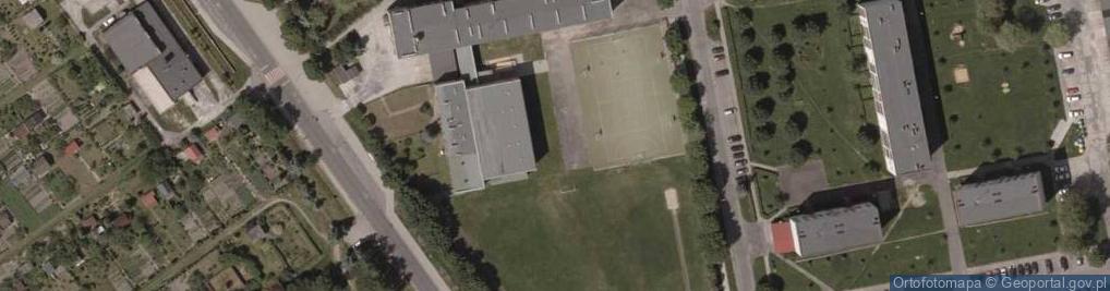 Zdjęcie satelitarne Szkoła Podstawowa W Chocianowie