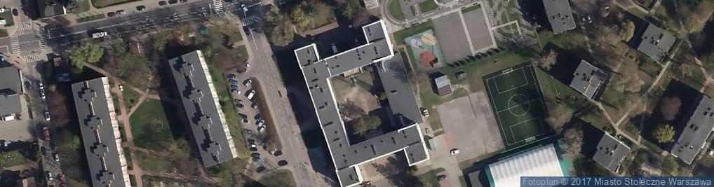 Zdjęcie satelitarne Szkoła Podstawowa Z Oddziałami Integracyjnymi Nr 14 Im. Bohaterów Warszawy W Warszawie