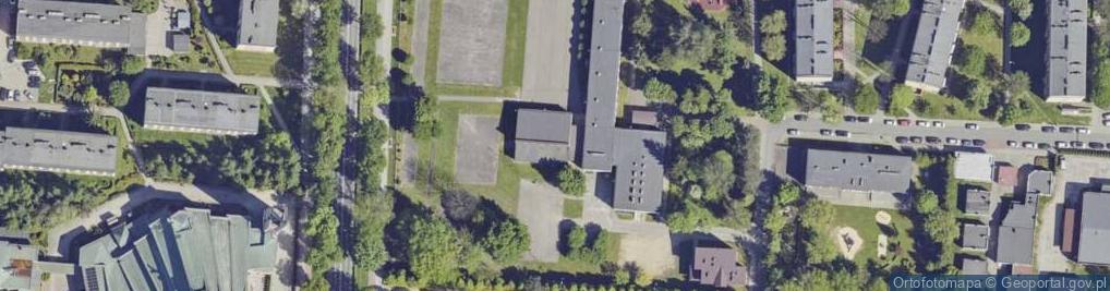 Zdjęcie satelitarne Szkoła Podstawowa Z Oddziałami Integracyjnymi Nr 4 Im. Stanisława Wyspiańskiego W Oświęcimiu