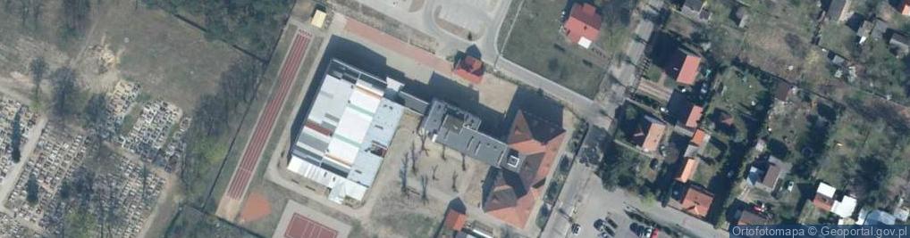 Zdjęcie satelitarne w ZS w Cybince