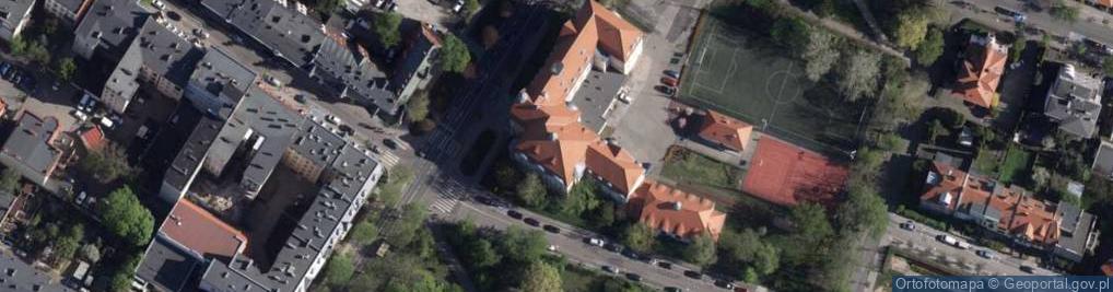 Zdjęcie satelitarne Sopockie Szkoły Medyczne