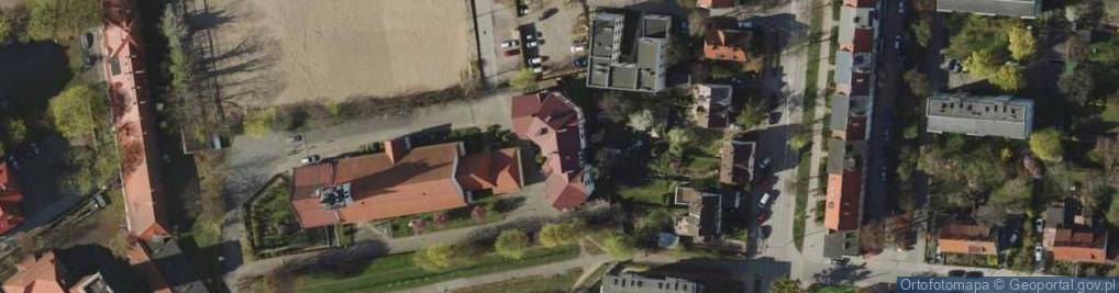 Zdjęcie satelitarne Akademickie Liceum Ogólnokształcące dla Młodzieży w Gdańs