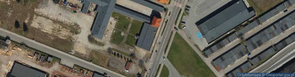 Zdjęcie satelitarne Centrum Kształcenia Praktycznego w Lęborku