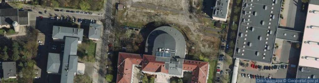 Zdjęcie satelitarne Collegium Anatomicum w Poznaniu
