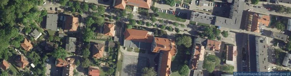 Zdjęcie satelitarne I Liceum Ogólnokształcące