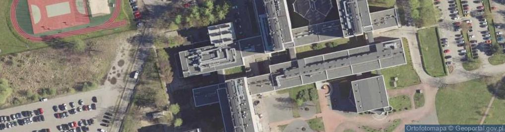 Zdjęcie satelitarne Śląski Uniwersytet Medyczny w Katowicach