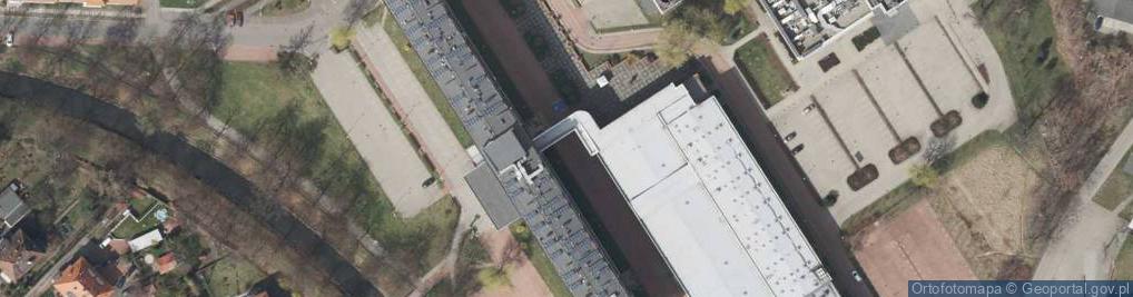 Zdjęcie satelitarne Wydział Mechaniczny Technologiczny Politechniki Śląskiej