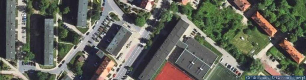 Zdjęcie satelitarne ZS im. Marii Skłodowskiej-Curie