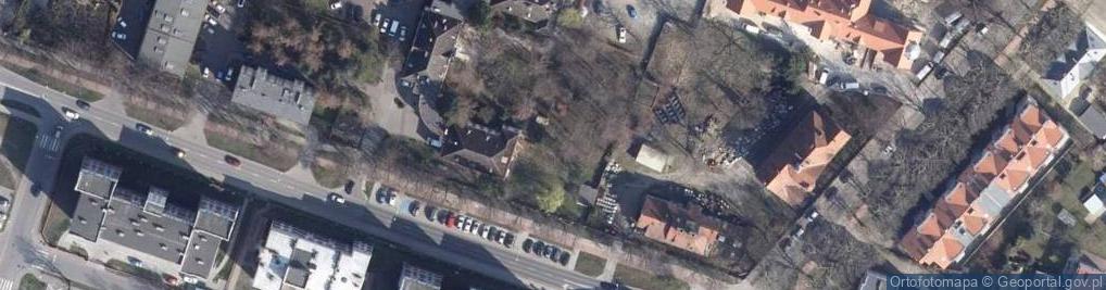 Zdjęcie satelitarne 117 Szpital Wojskowy