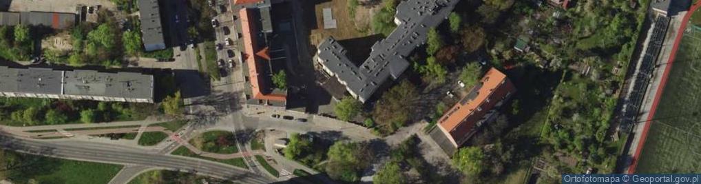 Zdjęcie satelitarne Były (zlikwidowany) Szpital Kolejowy