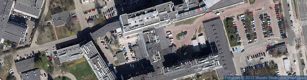 Zdjęcie satelitarne Centralny Szpital Kliniczny MSW w Warszawie