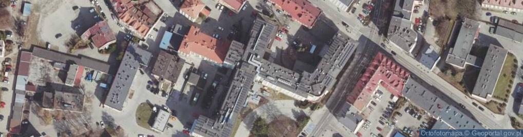 Zdjęcie satelitarne Kliniczny Szpital Wojewódzki Nr 1 im. F Chopina w Rzeszowie