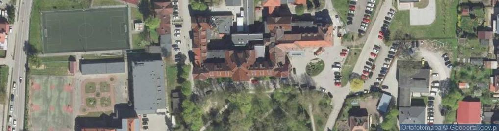 Zdjęcie satelitarne Szpital Giżycki