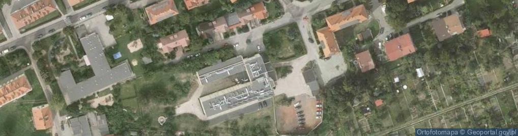Zdjęcie satelitarne Wojewódzki Szpital Psychiatryczny w Złotoryi