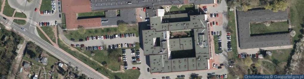 Zdjęcie satelitarne Wojewódzki Szpital Zespolony im. Marcina Kacprzaka w Płocku
