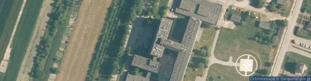 Zdjęcie satelitarne Zespół Opieki Zdrowotnej we Włoszczowie