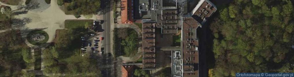 Zdjęcie satelitarne ZOZ MSWiA Centrum Onkologii