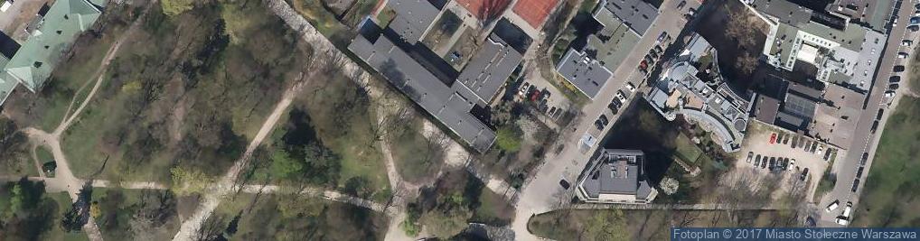 Zdjęcie satelitarne Dojo Warszawskiego Centrum Aikido