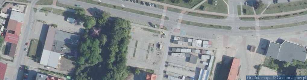 Zdjęcie satelitarne Targowisko