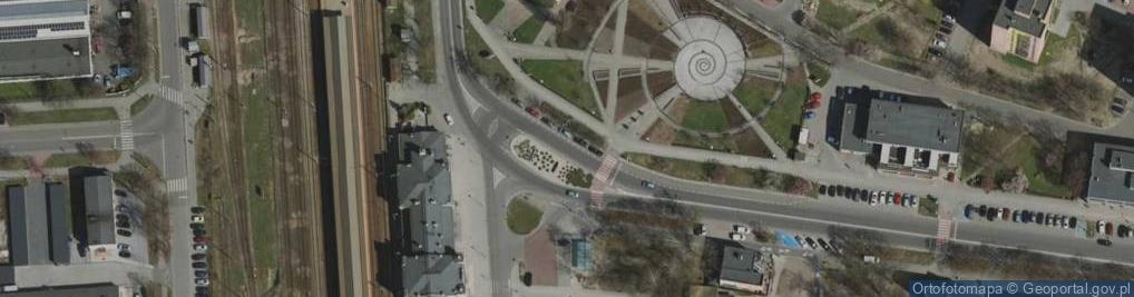 Zdjęcie satelitarne Postój Taxi - City Taxi Zawiercie