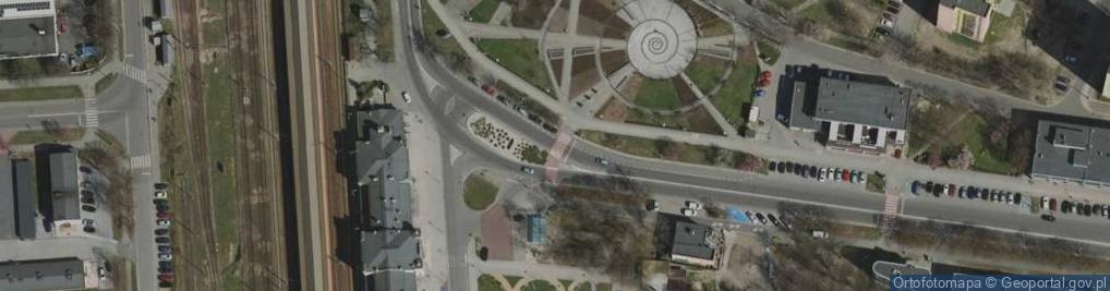 Zdjęcie satelitarne Postój Taxi - City Taxi Zawiercie