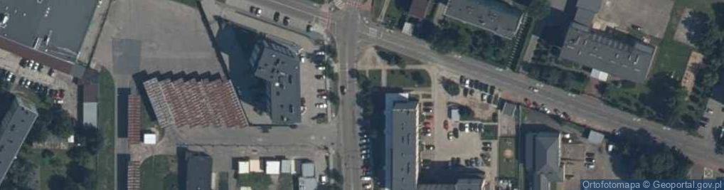 Zdjęcie satelitarne Taxi Sokołów Podlaski