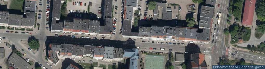 Zdjęcie satelitarne na Bruku