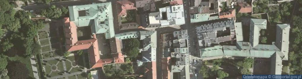 Zdjęcie satelitarne Zależny Scena Politechniki Krakowskiej