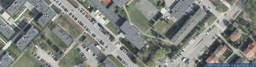 Zdjęcie satelitarne I Technikum Poligraficzno-Usługowe