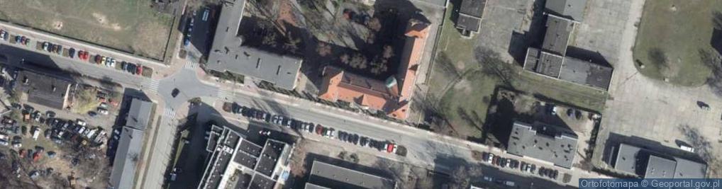 Zdjęcie satelitarne Technikum Ekonomiczne Nr 1 Im. Rotmistrza Witolda Pileckiego