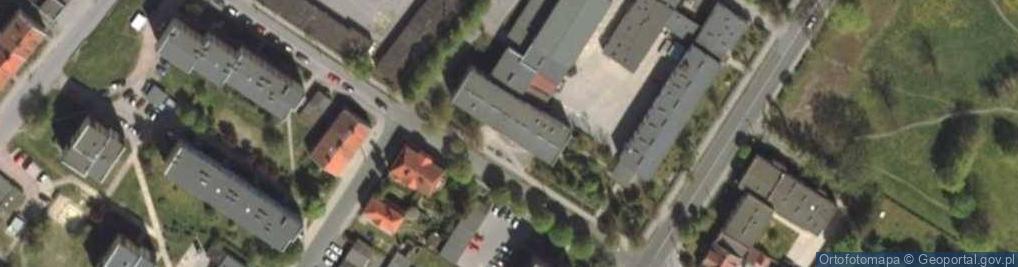 Zdjęcie satelitarne Technikum Im. 9 Braniewskiej Brygady Kawalerii Pancernej Im. Króla Stefana Batorego.