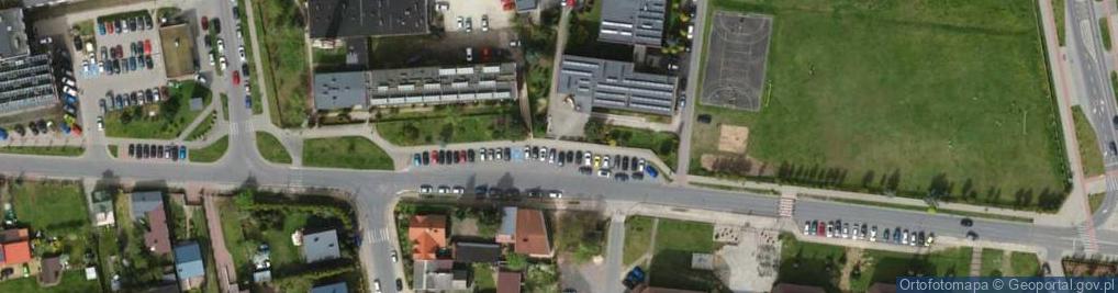 Zdjęcie satelitarne Technikum Im. Jana Pawła II