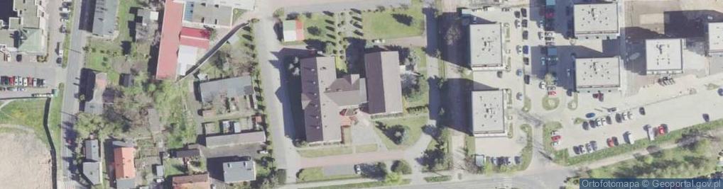 Zdjęcie satelitarne Technikum Kolejowe