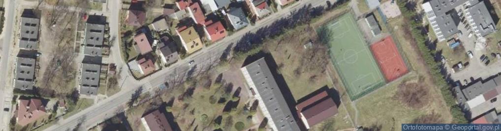 Zdjęcie satelitarne Technikum Leśne im. Polskiego Towarzystwa Leśnego