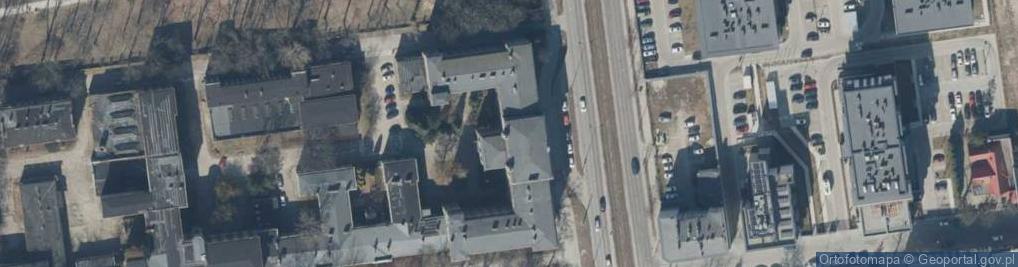 Zdjęcie satelitarne Technikum Nr 19