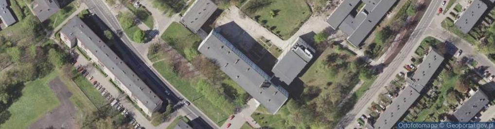Zdjęcie satelitarne Technikum Nr 4 Im. Hanny I Kazimierza Wejchertów