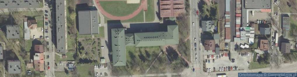 Zdjęcie satelitarne Technikum Nr 4 Im. Tadeusza Tertila
