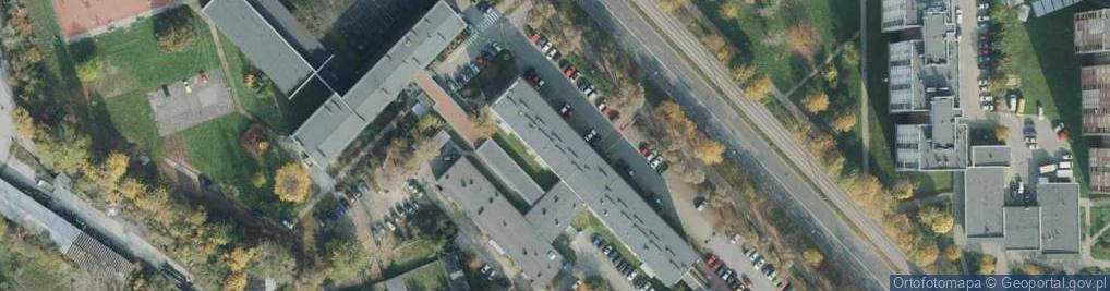 Zdjęcie satelitarne Technikum Nr 6