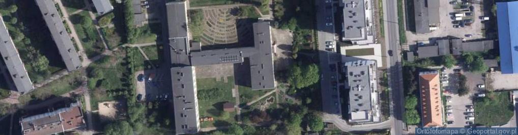 Zdjęcie satelitarne Technikum Nr 9
