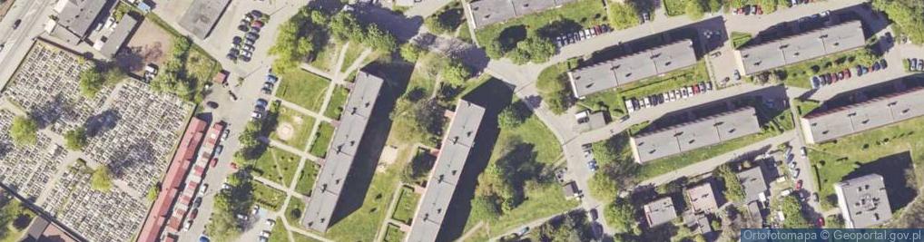 Zdjęcie satelitarne Netia Internet Światłowodowy i telewizja Ruda Śląska