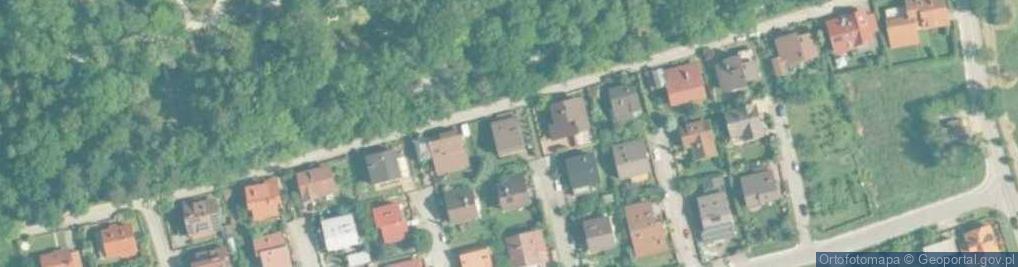Zdjęcie satelitarne Bieniek W. Telewizja lokalna Wadowice