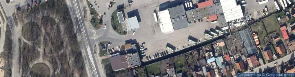 Zdjęcie satelitarne Komunikacja Miejska / Stacja paliw, myjnia, sklep motoryzacyjny